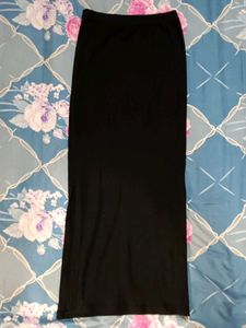Black Maxi Skirt With Side Slit