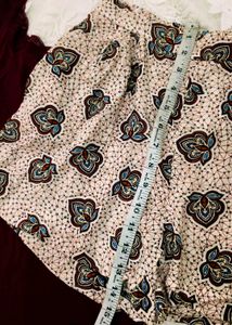 H&amp;M Multicolor Geometric Floral Shorts with top