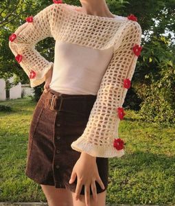 Crochet Flower Shrug