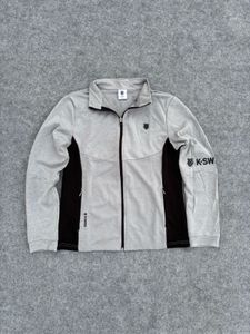 K-Swiss Men's Grey Zip-Up Jacket