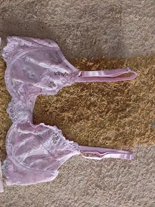 pink Lace Bra &amp; Thong Set