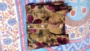 Floral Print Kurta