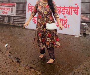Floral Print Kurta with Pants Set