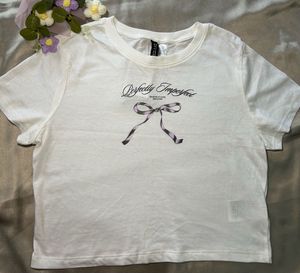 White "Perfectly Imperfect" Graphic T-Shirt