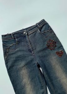 Vintage Embellished flared jeans
