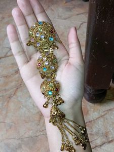 Ornate Gold-Tone Hair Accessory
