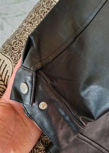 CODE Classic Black Leather Jacket