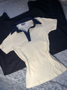 Vintage Style Polo Top