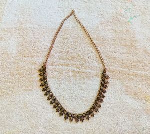 Leaf Choker Necklace &amp; Earrings Set