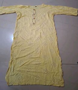 Yellow Sparkly Kurta