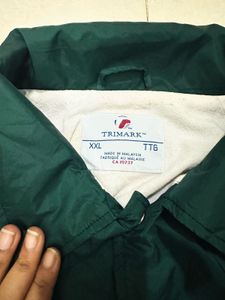 Green Coach windbreaker Jacket 🇺🇸