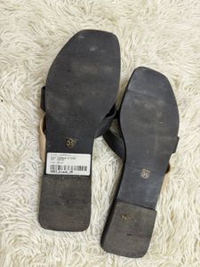 Black Flat Sandals