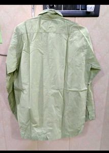 Light Green Men's Casual Shirt Pure Cotton