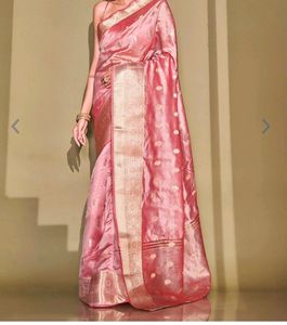 New Saree With Blouse Piece Ready To Wear