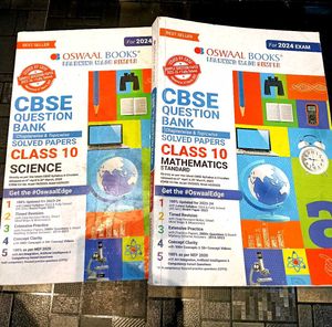 Oswaal CBSE Class 10 Study Material Science & Math