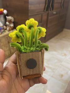 Fridge Magnet 🧲 Cleaner Flower Pot