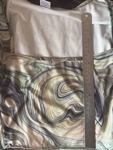 Abstract Print Long Sleeve Top