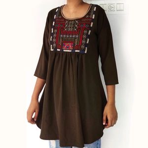 Olive Color Short Top XL