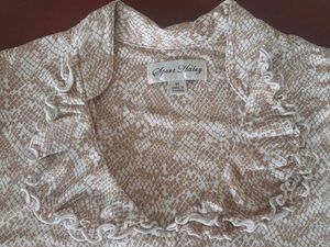 Sleeveless Snake Print Top