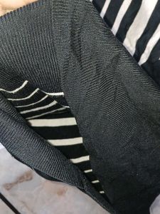 Striped Dolman Sleeve Tunic Top