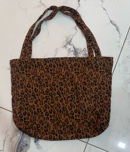 Leopard Print Tote Bag