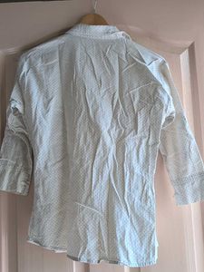 Chic Polka Dot Button-Up Shirt