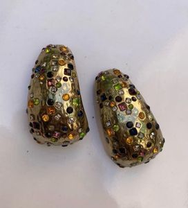 Unique Embellished Statement Earrings