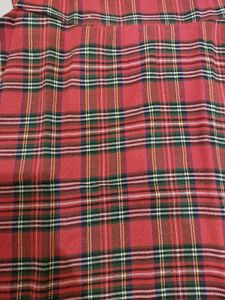 Charming Red Plaid Fit &amp; Flare Dress