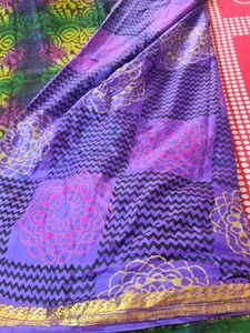 pure silk Vibrant Saree