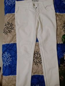 White Denim Jeans For Women