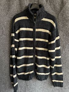 Striped Knit Cardigan