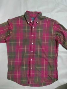 Plaid Button-Down Shirt
