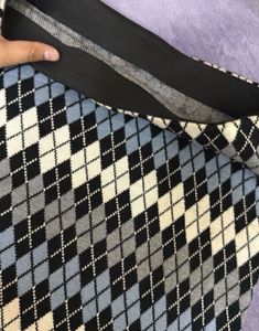 Argyle Mini Skirt