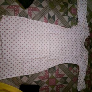 White casual kurta for women