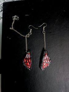 Art Aesthetic Butterfly One Sided Cuff Earrings