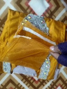 Elegant Mustard Anarkali Suit Set