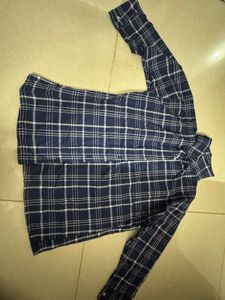 Classic Blue Plaid Women’s Shirt