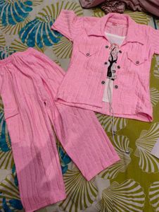 Cute Girl's Pant Set free purse