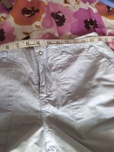 cotton sky blue capri