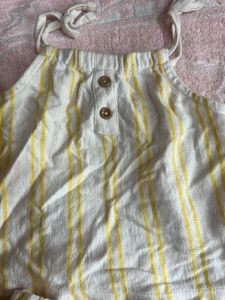 Striped Top &amp; Shorts Set