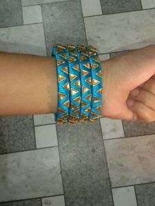 Maggam Kundan Wark  Bangles