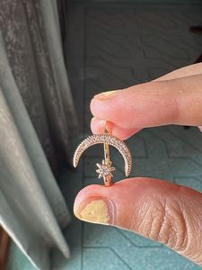 Crescent Moon &amp; Star Ring