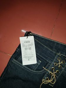 Y2k country inspired flared dark wash jeans