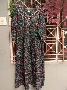 Women Cotton Kurtie A Shape
