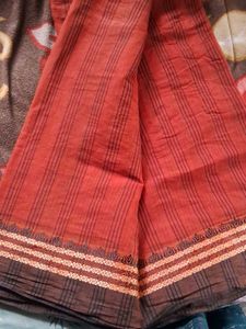 Benfal Cotton Saree with Embellished B