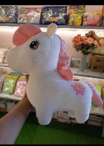 Cute White Unicorn Plush Toy