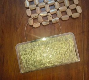 Elegant Gold Clutch
