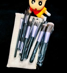 Purple Makeup Brush Set - New!