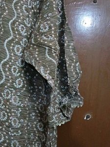 Embroidered Brown Kurta