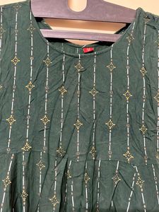 Green Ethnic Dress